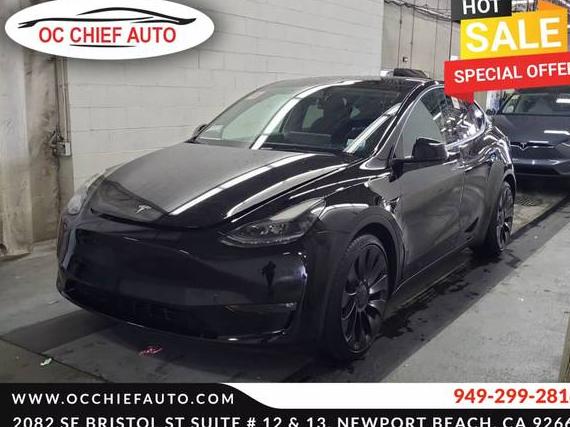 TESLA MODEL Y 2022 7SAYGDEF6NF439119 image